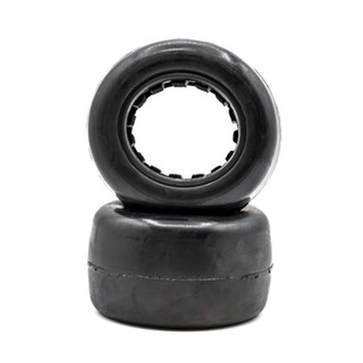 Slick - 1/10 Stadium Truck Tires w/ Inserts (1 Pair) Soft