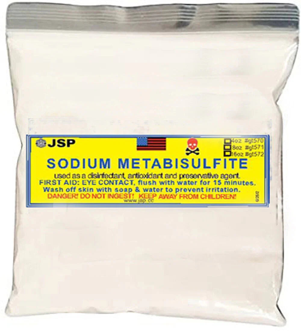 JSP Sodium Metabisulfite 5lb Bag Gold Precipitant Powder for Refining Recovery Aqua Regia