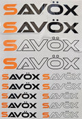 Savox Logo Sticker Sheet 210x150mm