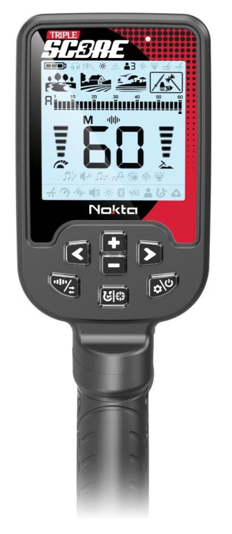 Nokta Triple Score PRO Pack Metal Detector Kit Seasoned Hunter Pack (Pointer,Digger,Carrying Case,Cap) Professional Set for Adults Waterproof Multi-Frequency Detectors for Treasure Hunting