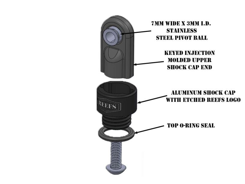 XP Aluminum Shocks 90mm (2pk)