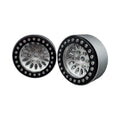 1.9 "Shield" Aluminum "Deep Dish" Beadlock Wheels w/Hubs