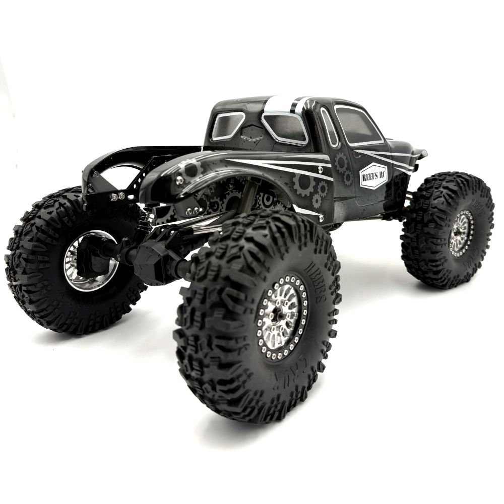 Clear "PLAGUE" 1/10th Crawler CompBody Set w/Stickers & Mask