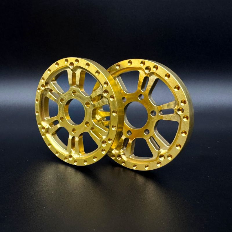 Brass 1.9 "Blade" Wheel Face (2)