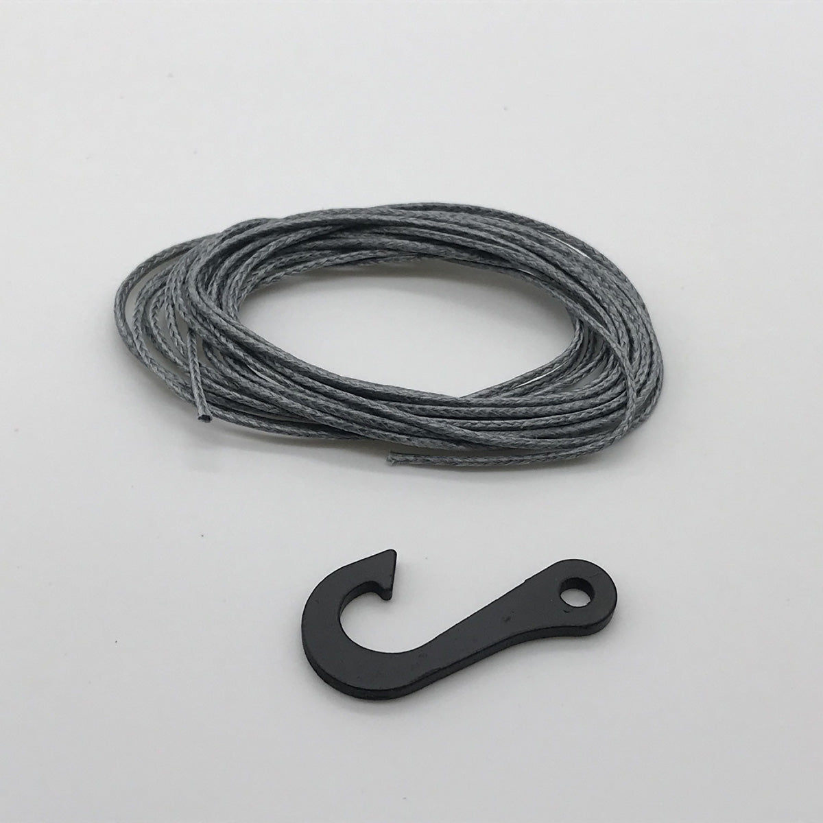 Synthetic Winch Line w/ Steel Hook