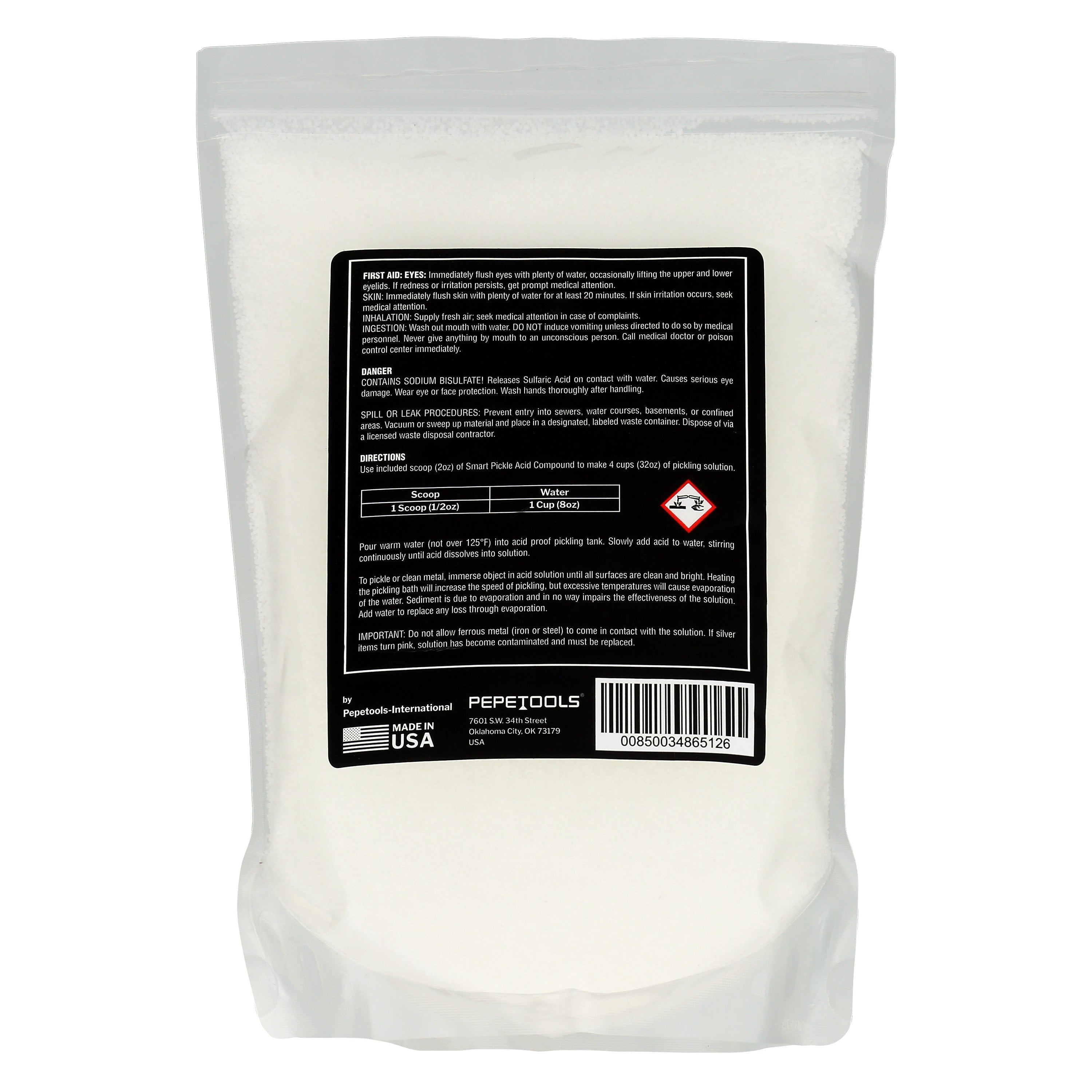 Jewelry Pickle Compound 1 lb – Smart Pickle for Gold, Silver & Copper – Removes Fire Scale, Fire Stain & Oxidation