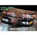 3mm Lights White (12 LED) 6 Red, 4 White, 2 Amber