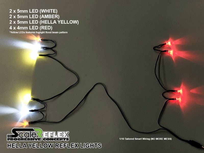 Lights HELLA Yellow (10 LED)