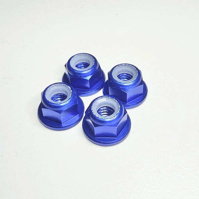 4mm Wheel Nuts - 4 Pack - Choose Color