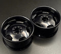 Euro VIP Dish Style 1/10 Black Rims, 8mm Offset