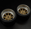 Pana 8-Spoke Style 1/10 Gold Rims, 6mm Offset