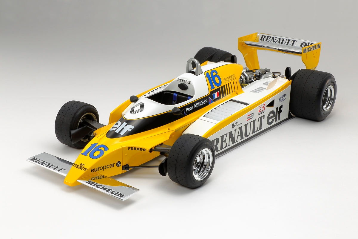 Tamiya - 1/12 Renault RE-20 Turbo Racin Car Model Kit, w/ PE Parts