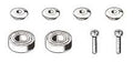 JR DR 11mm Ball Bearings (2)