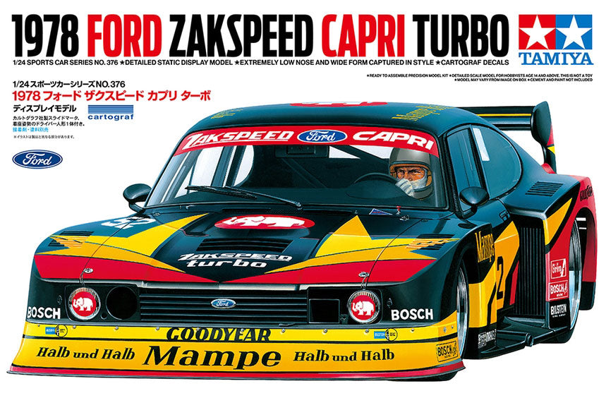 1/24 Scale 1978 Ford Zakspeed Capri Turbo Plastic Model