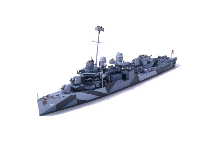 Tamiya - 1/700 US Destroyer Cushing Plastic Model Kit