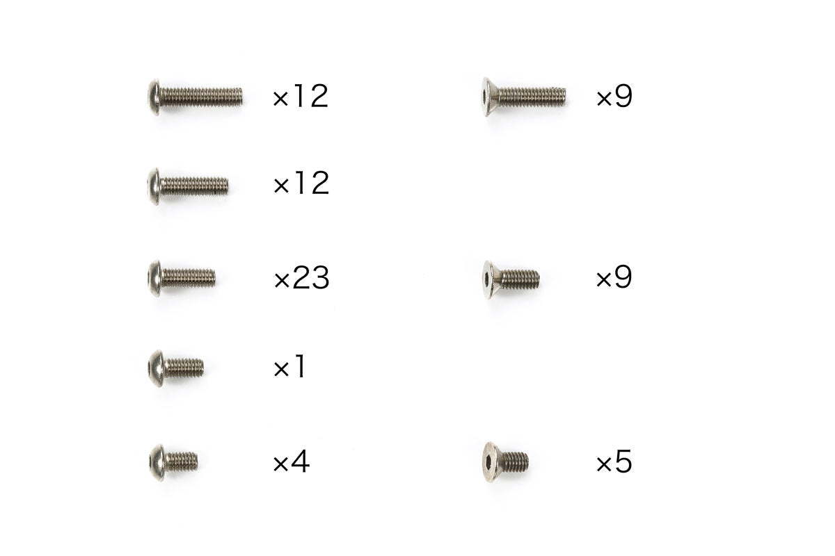 RC TC-01 Titanium Screw Set