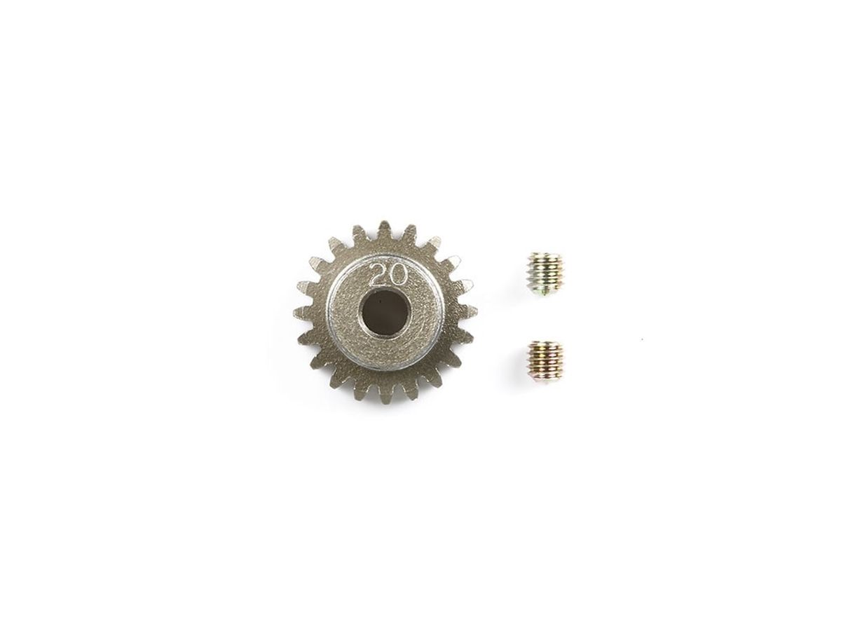 RC 0.6 Aluminum Pinion Gear, Hard Flourine Coated 20T
