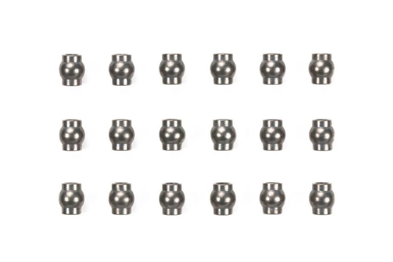 RC CC-02 LF 6mm Ball Collars, Low-Friction (18pcs)