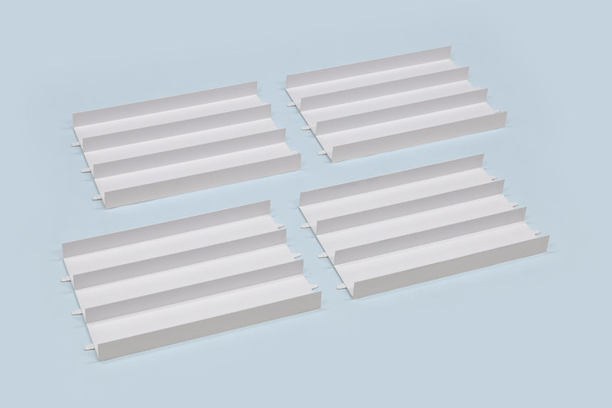JR Circuit Straight Section Japan Cup White 4pcs