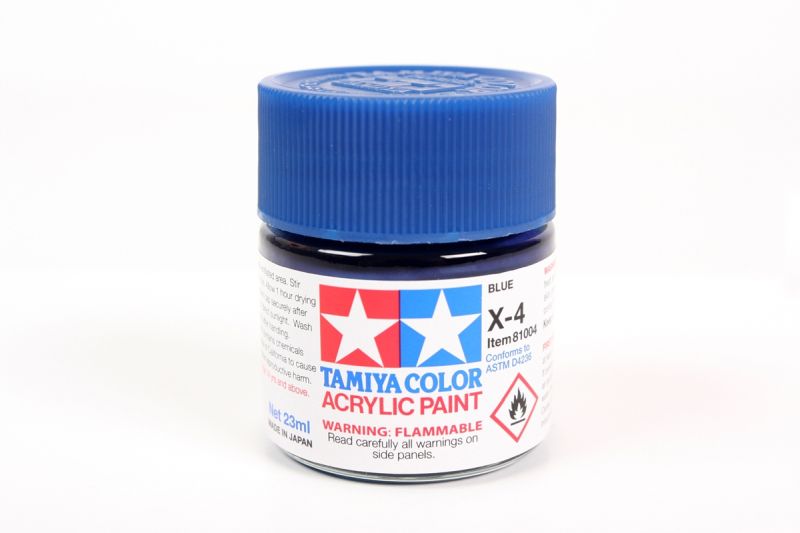 Acrylic X-4 Blue, 23ml Bottle