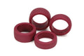 JR Large Diameter Slick Tires, Low Friction, Maroon, 4pcs