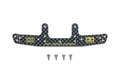 JR HG Rear Bumper Plate, Carbon 1.5mm