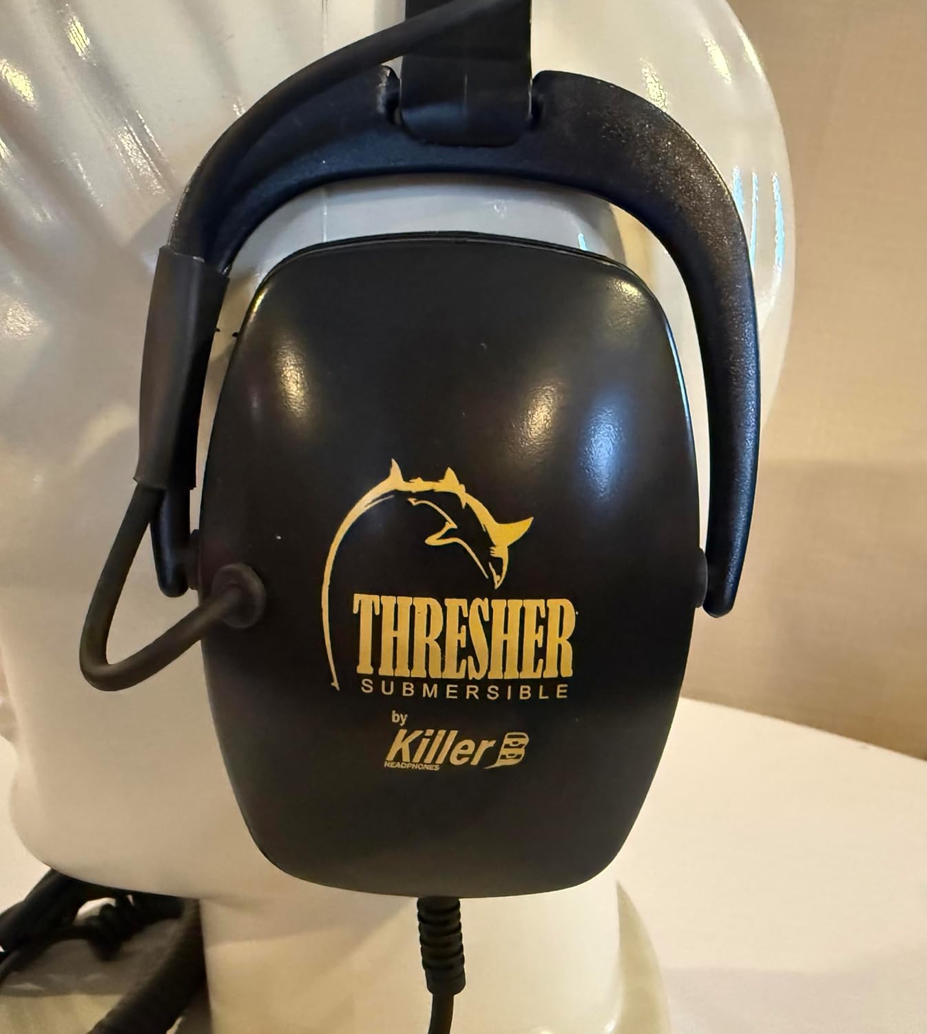 Thresher Submersible Headphones for Minelab Equinox+Manticore+X-Terra - KIller B