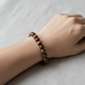 Tiger's Eye Tumbled Bead Stretch Bracelet (8mm)