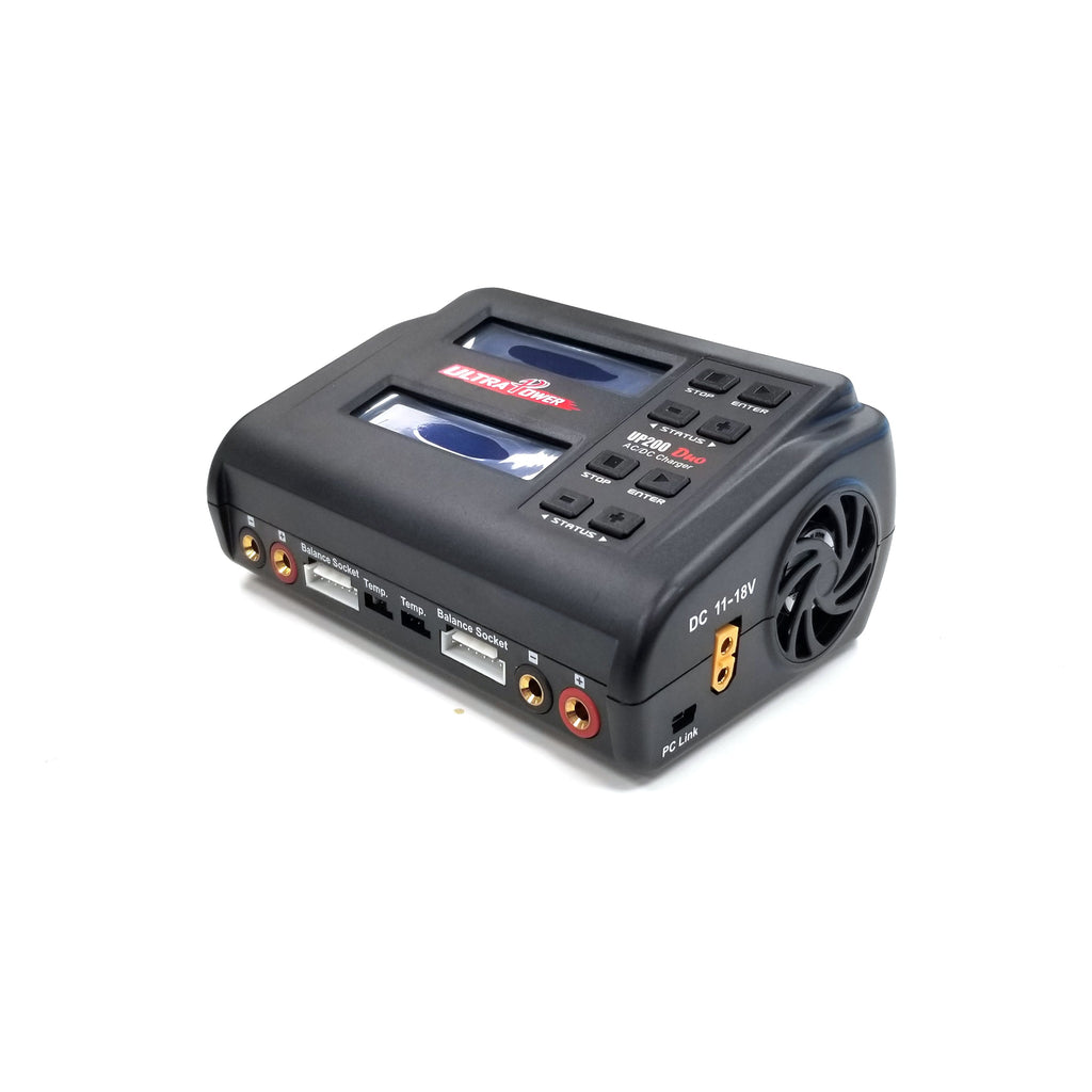 Ultra Power - UP200 DUO 200W Dual Port Multi-Chemistry AC/DC Charger