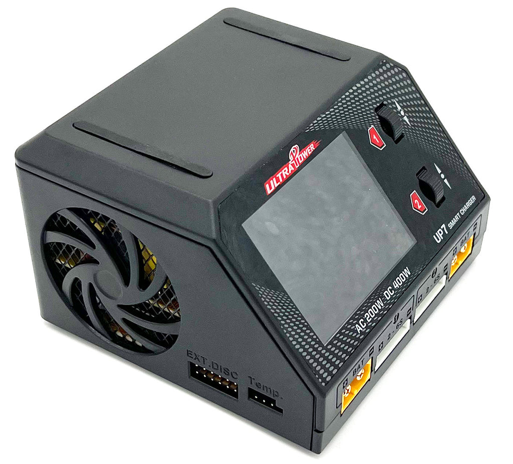 Ultra Power - UP7 AC 200W / DC 400W Dual Port Multi-Chemistry AC/DC Smart Charger