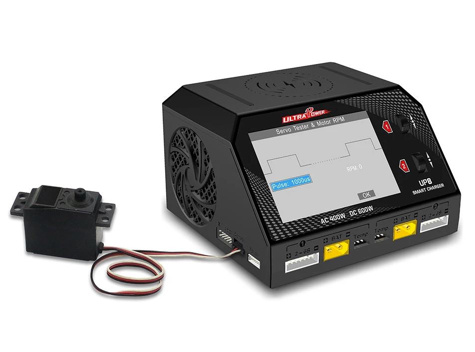 Ultra Power - UP8 AC 400W / DC 600W 16A x2 Dual Channel Output 1-6S Battery Charger/Discharger/Balancer/Tester