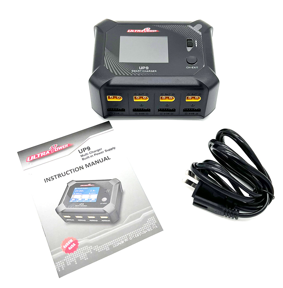 Ultra Power -  UP9 AC 100W / DC 200W Four Port Multi-Chemistry AC/DC Smart Charger