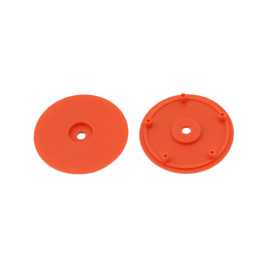 1/10 Whiplash Rear 2.2" 12mm Sprint Car Wheels (2) (Orange)