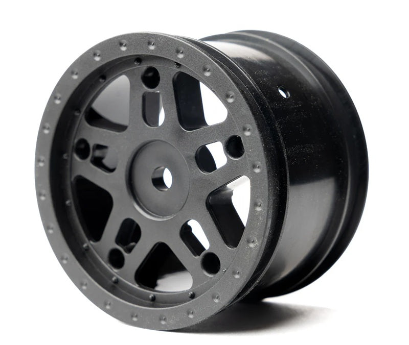 1/10 Whiplash Rear 2.2" 12mm Sprint Car Wheels (2) (Red)