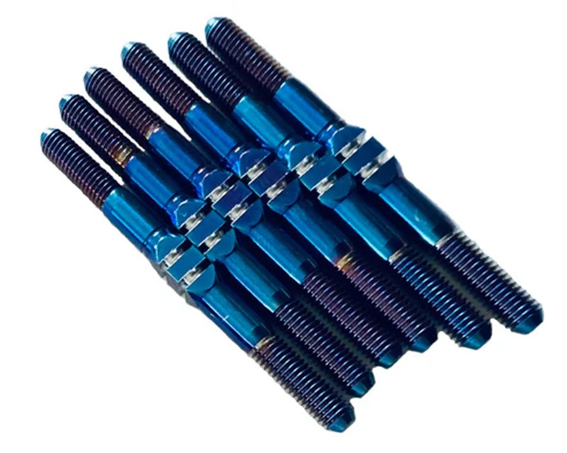 Xray XB2 2024 - HyperMax 3.5mm Titanium Turnbuckle Kit (Blue)