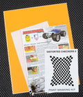 Distorted Checkers II Paint Mask