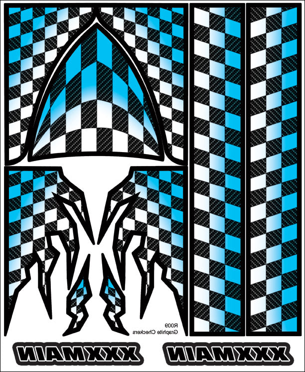 XXX Maine Racing - Graphite Checkers Internal Graphic
