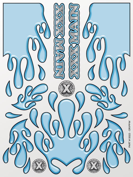 XXX Main Racing - Drippin' Sticker Sheet