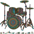 ZenChalet - Drum Set Wooden Puzzle, 200 Pcs