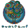 ZenChalet - Floral Retro Wooden Puzzle 200 Pcs