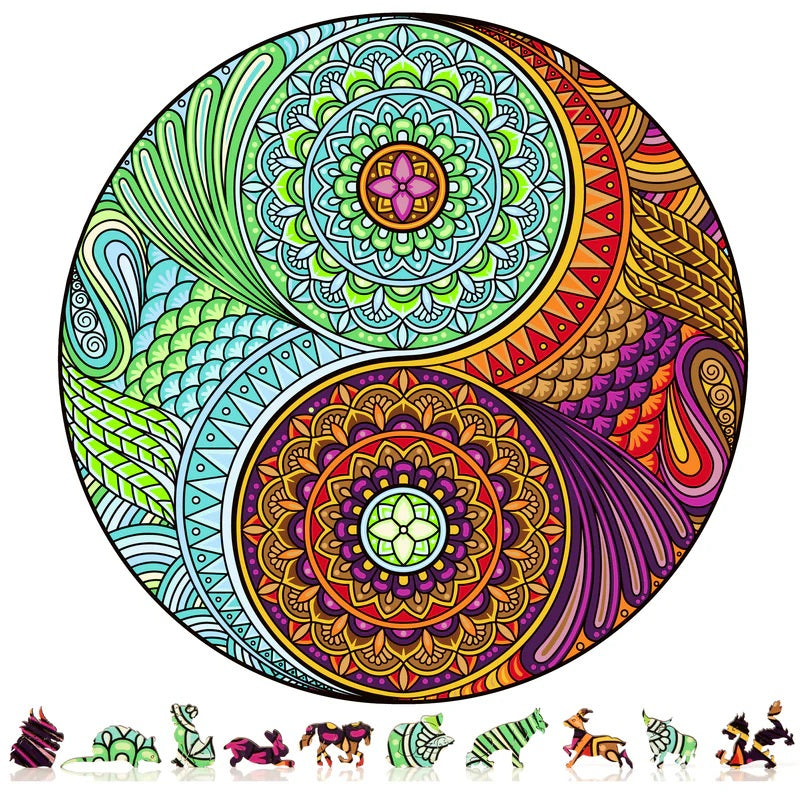 ZenChalet - Yin Tang Wooden Puzzle, 200 Pcs