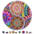 ZenChalet - Yin Yang Flowers Wooden Jigsaw Puzzle, 1000 pcs