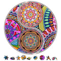 ZenChalet - Yin Yang Flowers Wooden Puzzle, 500 Pcs