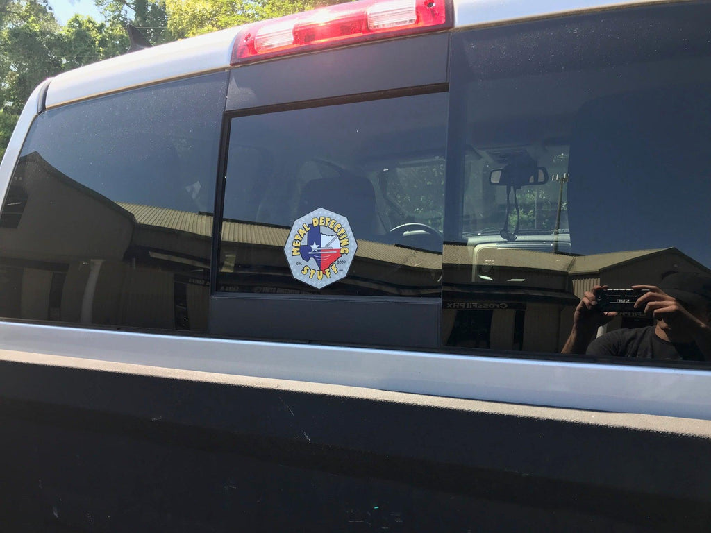 Metal Detecting Stuff Logo Window Sticker