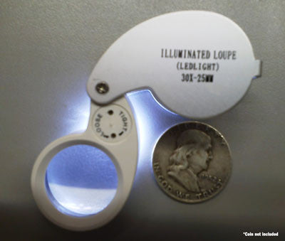 Illuminated Jewelers Loupe or Loop