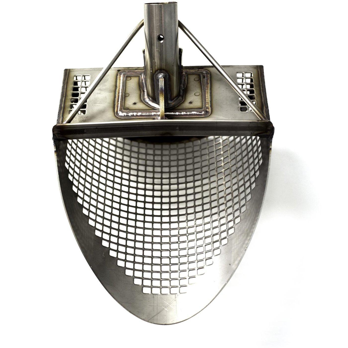 T-Rex Stainless Steel Scoop 9.5" With 3/8th Inch Holes